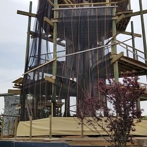 Long Island Aquarium - Some sort of climbing platform being built