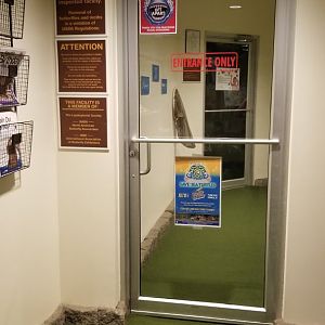 LI Aquarium, Butterfly exhibit - Entrance