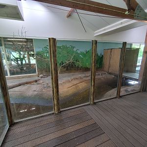 Refurbished Giant otter indoor enclosure.
