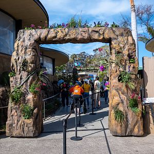Hummingbird Habitat/Komodo Kingdom entrance arch