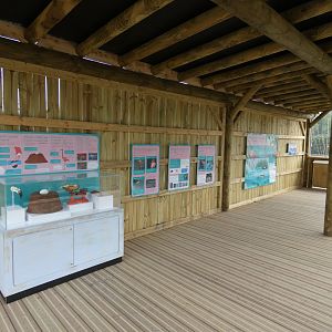 Latin American Wetlands aviary education area