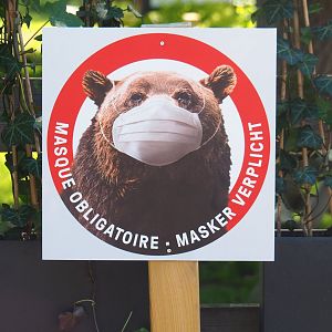 Face masks mandatory signage, 2021-05-29