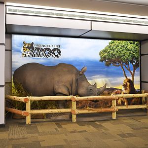 Display at Fresno Airport