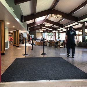 Refurbished and desolate Island Restaurant June 15th 2021