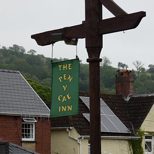 Pub sign (Pen-y-cae Inn Zoo)