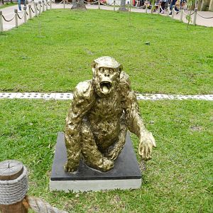 Macaco Tião statue - BioParque do Rio