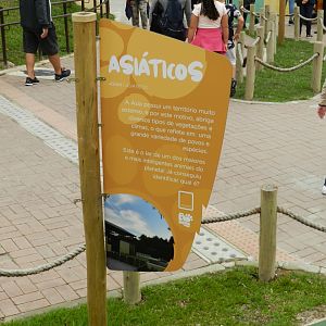 Asian area signage - BioParque do Rio