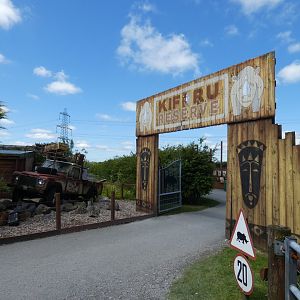 Rhino exhibit entrance