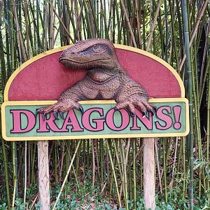 Dragons Enterance Sign