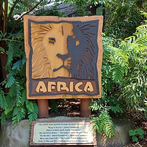 Africa Enterence Sign