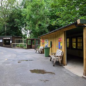 View towards anteater and cassowary enclosures