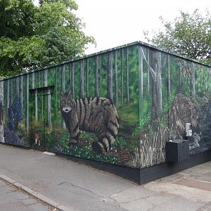 Scottish wildlife mural
