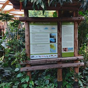 Pedagogy sign in the Kaeng Krachan Elephant Park house (July 2020)