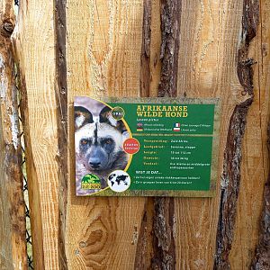 Sign African wild dog