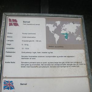 Munkholm Zoo - Signage example