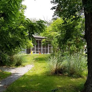 Maryland Zoo - African aviary barn