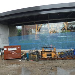 Lion Exhibit Construction - July 2021