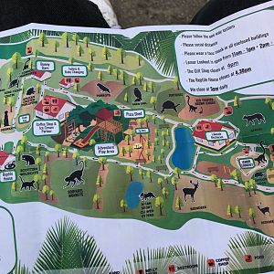 Zoo Map - Ponderosa Zoo (July 2021)