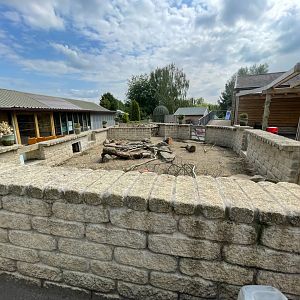 Cape Porcupine Enclosure at Ponderosa Zoo (July 2021)