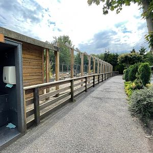 Serval Enclosure at Ponderosa Zoo (July 2021)