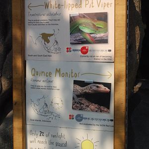 Signage Example (Monsoon Forest Vivaria) at Chester, 20th July 2021