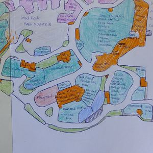My Budapest Zoo Masterplan Map 3. (Great Rock and its surroundings, Asian carnivores, Venomous House, Savanna House, Ethiopian exhibit complex)