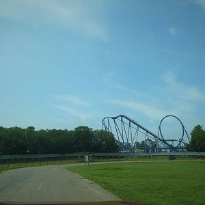 Baboon Village - View of Olive Baboon Exhibit (Left) and Tigris Asiana (Right)