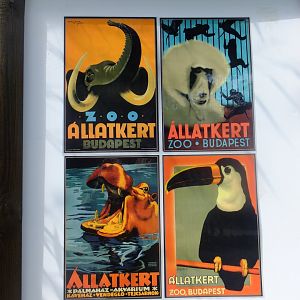 Old zoo posters