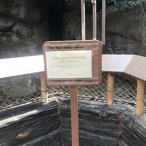 Tropics trail- former Asian small-clawed otter exhibit