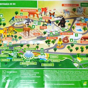 Zoo map - Belo Horizonte zoo