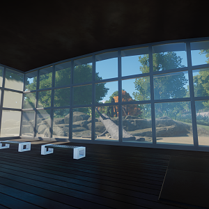 Gorilla Indoor Viewing Area (Planet Zoo)