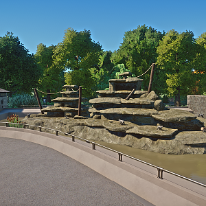 Japanese Macaque Island (Planet Zoo)