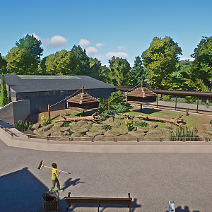 Mandrill Exhibit (Planet Zoo)