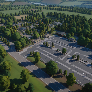 Monkey Land Aerial View (Planet Zoo)