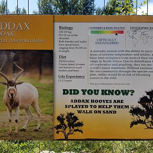 Addax Sign