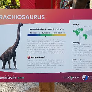 Brachiosaurus Sign
