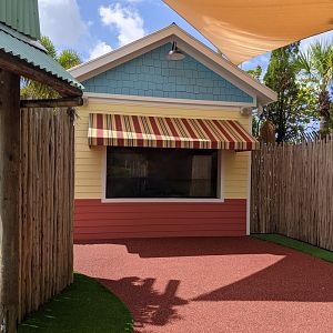 New African penguin habitat entrance