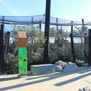 Wildbase Recovery - walk-through aviary exterior