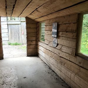 Red panda viewing hut