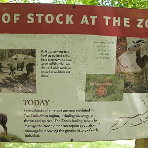 Long walk from exhibits to front