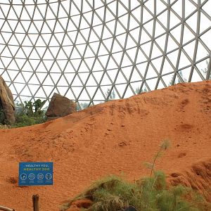 Red Sand Display - Desert Dome