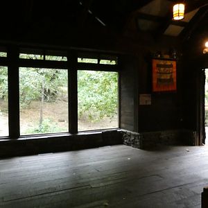 Mexican Wolf Viewing Shelter, Wolf Woods - Aug. 2021