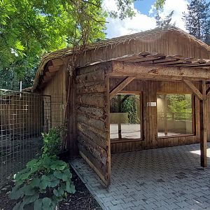 Reconstructed Chaco peccary house - general look
