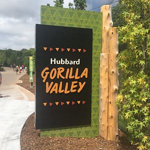 Updated Gorilla Valley Sign