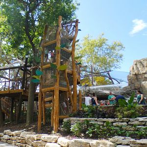 Aug. 2021 - New! Primate Canopy Trails - Entrance & Playground