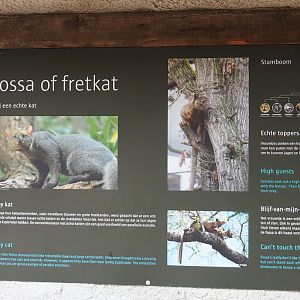 Fossa information signage, 2021-06-15