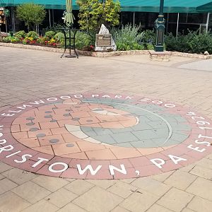 Elmwood Park - Emblem in brick