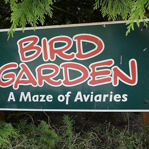 Bird garden signage