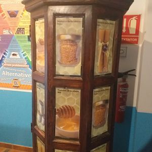 European honey bee sign -TerraNatura Benidorm (2021)