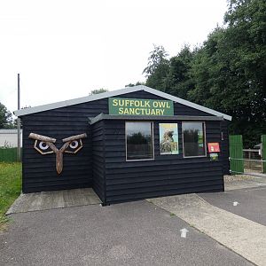 Entrance to SOS2 (Suffolk Owl Sanctuary)